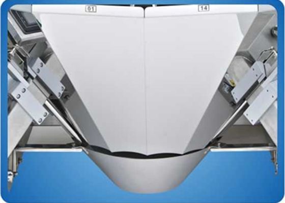 Tea Coffee Bags 1500W Multihead Weighing Machine