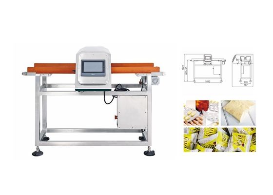 Food Horizontal Metal Detecting Machine 30m/Min