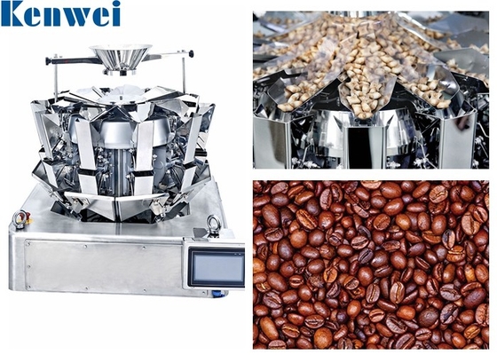 Automatic Super Mini 14 Head Multihead Weigher For Rice Sugar